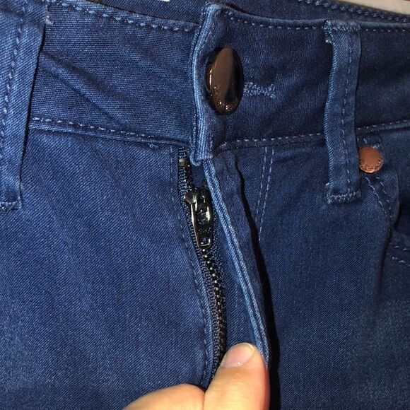 Seven7 Size 4 High Rise Skinny Dark Wash Jeans - Picture 8 of 16